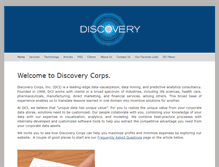Tablet Screenshot of discoverycorpsinc.com